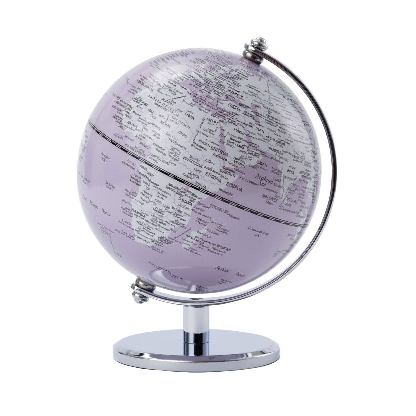 EMFORM Gagarin Globus Mini-Globus mittige Achse Metallfuß versch. Farben