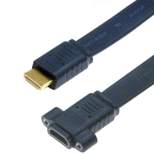 Lyndahl LKPK045, HDMI 1.4 Flach-Adapterkabel f. Frontplattenmontage (AF/AM)