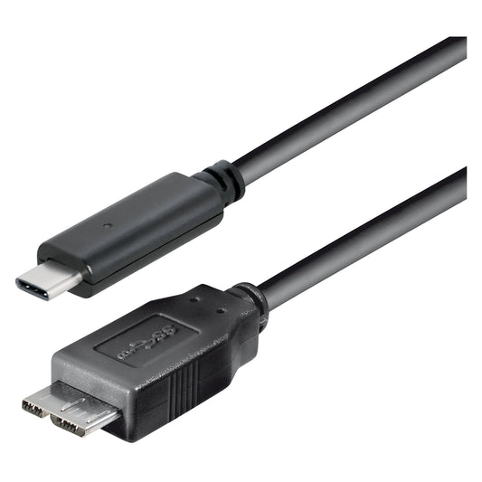 USB Adapterkabel - USB Typ C Stecker auf USB 3.1 Mikro B Stecker, versch. Längen